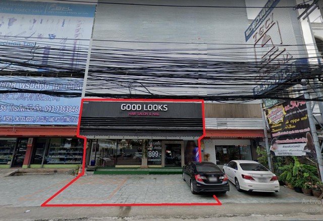  ให้เช่าอาคารพาณิชย์ติดถนนใหญ่ ย่านศรีนครินทร์ติดสถานีศรีลาซาลรถไฟฟ้าสายสีเหลือง เหมาะทำโชว์รูม 