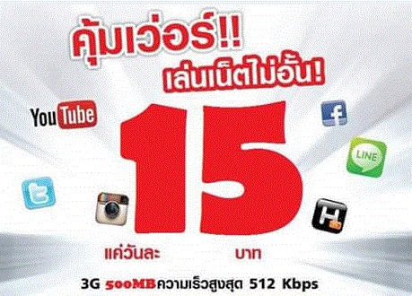 แพกเกจInternetจากทรูมูฟรวมโปรเน็ตมาไว้ที่นี่แล้ว