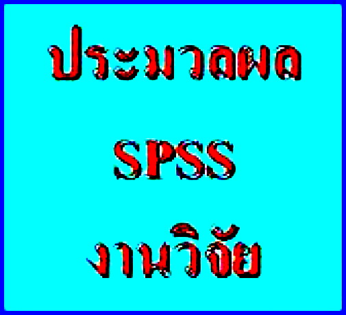 รับปรึกษาทำงานวิจัย วิทยานิพนธ์ แผนธุรกิจ รายงานวิชาต่างๆ และประมวลผลโดยโปรแกรม SPSS p