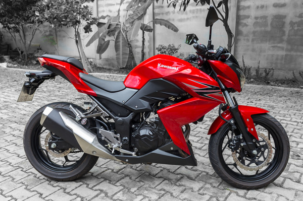 ขายKawasaki Z250 สีแดง รุ่นปี 2013 เลขไมล์ 5,148 รถอยู่เชียงใหม่