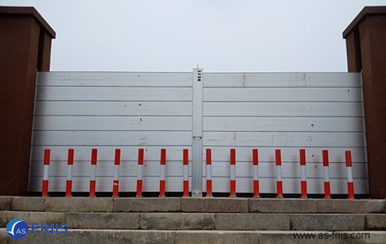 แผงกั้นน้ำท่วมสำนักงานFriiva_Barrier โดยเอเอส ฟรีอีส ติดตั้งเองได้