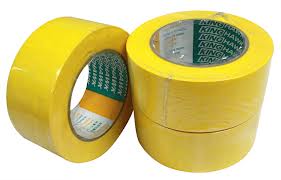 PVC FLOOR MASKING TAPE  เทปตีเส้นพื้น เทปตีเส้นพื้นสีเหลือง เทปPVC ตีพื้น เทปตีเส้นพื้นโรงงาน King Hawk Achem คุณไนล์ 092-8635364