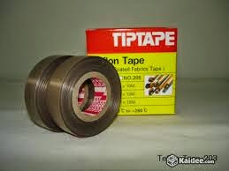 เทปทนความร้อน TEFLONTAPE เทปกาวทนความร้อน เทปทนความร้อนTIPTAPE ทนความร้อนสูงตัดทุกขนาด