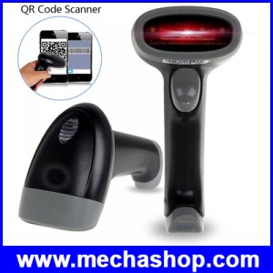 บาร์โค้ดสแกนเนอร์ อ่านได้ทั้ง 1D และ 2D M4 QR Wired USB Laser 2D Barcode Scanner 